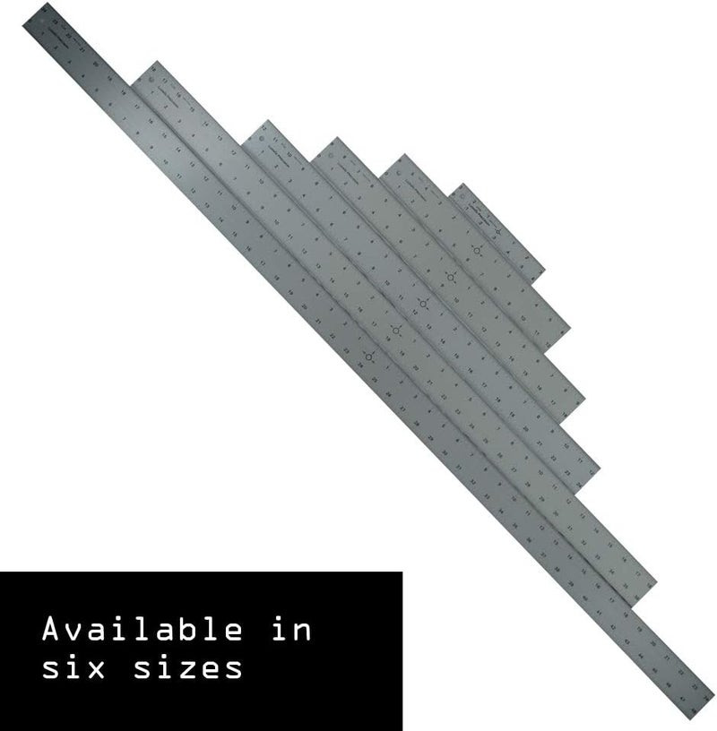 Ludwig Precision 18" Center-Finding Aluminum Straight Edge, 81218 - Image 3